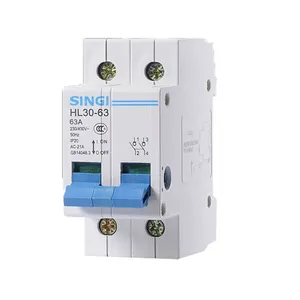 MCB 32A 63A 80A 100A Disconnecting switch 1p 2p 3p 4p insolation breaker with CCC certificate Miniature Circuit Breaker
