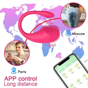 Jouets sexuels Delove APP : Vibrateur à balles en forme de vagin télécommandé, vibromasseur portable, œuf vibrant pour femme - Product Image 5