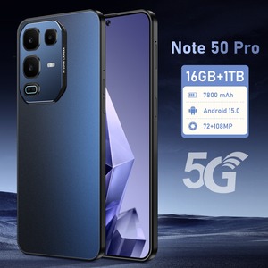 全新 7.3 英寸 5G Android15 Note50Pro 16GB+1TB 双摄像头双卡双待手机儿童笔记本电脑 - Product Image 1