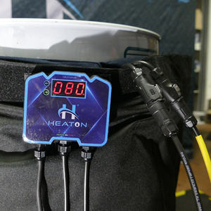 Équipement de chauffage intérieur/extérieur 200L/55Gal à commande numérique de fabrication italienne 120V/230V/380V Couverture de tambour de baril Chauffage 55Gal - Product Image 1