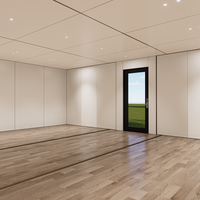 Conteneur de studio de musique insonorisé d'enregistrement de bureau préfabriqué de haute qualité de 20 pieds avec panneaux acoustiques