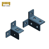 Fabrication sur mesure de supports d'angle en L en acier inoxydable par découpe laser de précision et pliage CNC, conformes ISO