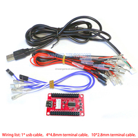 Placa Codificadora USB para PC, para PS3, IOS, Android, Controlador de Retardo Cero, Joystick de Vibración SANWA para Arcade, Consola XBOX360