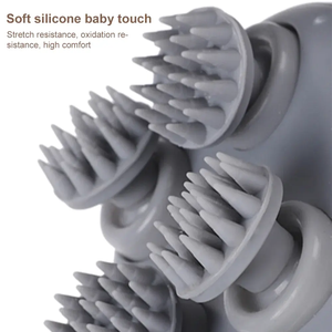 Masajeador de Cabeza Eléctrico Portátil de Fábrica al por Mayor, Masajeador de Cabeza Vibrador con 4 Cabezales de Masaje, Dispositivo de Masaje Capilar <span class=keywords><strong>Mini</strong></span> Pulpo Impermeable - Product Image 6