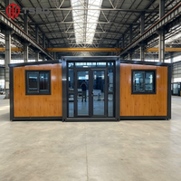 Toptan Yüksek Kaliteli Rüzgar Geçirmez Yaşanabilir Modern Genişletilebilir Konteyner Ev Hızlı Kurulum Prefabrik 20ft Ek Birimi
