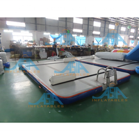 Bateau de pêche gonflable extérieur de plate-forme de quai flottant d'eau d'île de bain avec la tente gonflable de camping