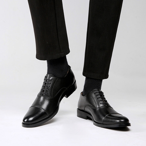 Scarpe in pelle da uomo dell'industria pesante scarpe in pelle solenne di successo scarpe in pelle di cinghiale in gomma intrecciata a mano - Product Image 5