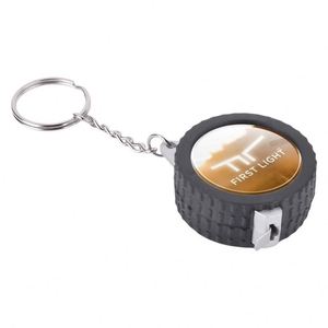 <b>Custom</b> <b>Keychain</b> Tire Tape Measure Scale Metric and Inches Measuring Tape Automatic Soft Steel Tape Measure <b>Keychain</b> Mini 3ft - Product Image 6