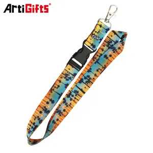 Customised Promotional Screen Printed Neck Lanyards Printing Custom Logo Sublimation Polyester Anime Lanyard With Logo Custom