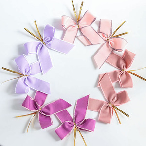 <span class=keywords><strong>Lazo</strong></span> de <span class=keywords><strong>cinta</strong></span> de <span class=keywords><strong>regalo</strong></span> pequeño preatado imprimible decorativo personalizado <span class=keywords><strong>con</strong></span> <span class=keywords><strong>lazo</strong></span> de alambre - Product Image 1