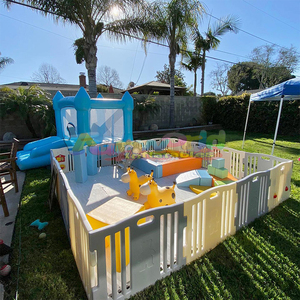 Juegos de juegos suaves para niños, área interior al aire libre, equipo de juego suave para escalar con combo de ballpit - Product Image 6