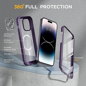 2024 Cho <span class=keywords><strong>Iphone</strong></span> 16 Pro Max Trường Hợp Với Tempered Glass Iphones 15 Cộng Với 16 Pro Bìa Từ Kính Đôi Điện Thoại Trường Hợp Phụ Kiện - Product Image 2