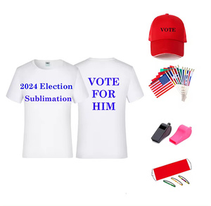 Custom Quickly Dry 100% Polyester Knitted O-Neck Eco-Friendly Tshirt Africa Campaign Election Sports Print Promotional