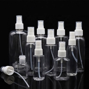 2026 Quality Transparent White Cap Pump Sprayer 50ml Accept Custom logo PET <b>Plastic</b> <b>Bottle</b> - Product Image 1
