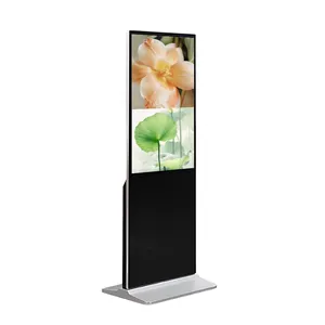 55 Inch Floor Stand Digital Signage And Displays Android Touch Screen Kiosk Network Digital Marketing Advertising Display Totem