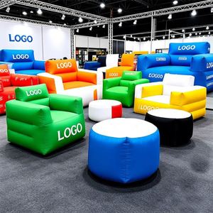Sofá Inflable Personalizado con Marca, Silla Inflable Portátil de Inflado Rápido para Ferias Comerciales, Eventos de Promoción al Aire Libre, Muebles - Product Image 1