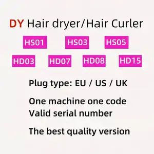 Secador de pelo Dysons supersónico de alta calidad HD07 HD08 secador de pelo hueco sin aspas 1600W secador de pelo para el hogar o salón profesional
