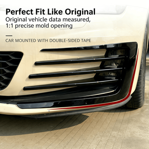 สติกเกอร์ตะแกรงหน้ารถยนต์แบบใหม่สำหรับ MK7กอล์ฟ <span class=keywords><strong>VW</strong></span> <span class=keywords><strong>GTI</strong></span> 2013-2016อุปกรณ์ตกแต่งภายนอก - Product Image 4