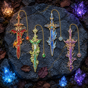 Marcapáginas de Acero Inoxidable con Diseño Único de Anime, Impresión UV, Revestimiento Transparente, Sin Pedido Mínimo, Ideal para Regalo - Product Image 1