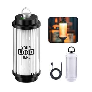 Logo personalizzato nuova tenda esterna appesa a LED da campeggio luce portatile ricaricabile promozionali adesivi riflettenti luci - Product Image 1