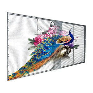 Pantalla LED Flexible Transparente para Interiores y Exteriores P3.91-7.81 para Escaparates de Tiendas, Pantalla LED de Película para Cristal en Centros Comerciales - Product Image 6
