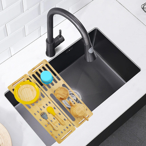 Escurridor de Platos YCZM, Escurridor de Platos de Bambú, Escurridor de Platos Plegable, Escurridor de Platos de Madera - Product Image 5