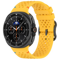 Bracelet de montre de sport de luxe pour homme et femme, pour 40 mm 44 mm, respirant, en silicone souple, boucle à ardillon, largeur du bracelet 20 mm