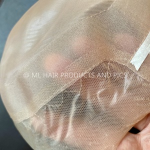 Pizzo di buona qualità e Base per capelli 7 "* 9" per gli uomini Toupees - Product Image 4