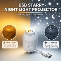 Projecteur d'étoiles à LED à succès avec contrôle tactile et mise au point réglable – Lampe d'ambiance pour le sommeil et cadeau idéal
