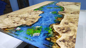 Crystal Clear Deep Pour <strong>Epoxy</strong> Resin for River Tables, Live Edge and <strong>Wood</strong> <strong>Filler</strong>,1.5Gallon Clear Casting Pourable <strong>Epoxy</strong> Resin 2:1 - Product Image 3