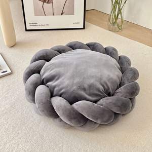 เตียงโซฟาสุนัขสองด้านสุดหรูทรงสี่เหลี่ยมผืนผ้าขนาดใหญ่พร้อมอุปกรณ์เสริมที่ถอดออกได้ระบายอากาศได้หรูหรามีรูปแบบแข็ง - Product Image 3