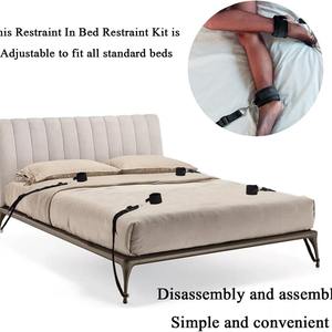 SM Bed Restraints Binding Supplies Bed Pillars <strong>Table</strong> Corners Ring Covers Hand and Foot Handcuffs - Product Image 4