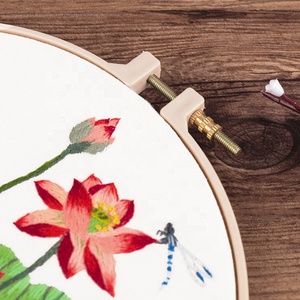 <span class=keywords><strong>Bordado</strong></span> costura flor DIY hecho a mano regalo creativo hacer Material <span class=keywords><strong>bordado</strong></span> Kits - Product Image 4