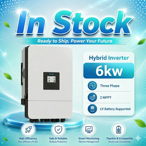 Deye SUN-6K-SG05LP3-EU-SM2อินเวอร์เตอร์ไฮบริด6กิโลวัตต์แบบสามเฟส380โวลต์พร้อมแบตเตอรี่แรงดันต่ำ48โวลต์/51.2โวลต์ - Product Image 1