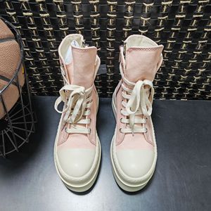 <span class=keywords><strong>Stivaletti</strong></span> alti da donna di design Casual in tela Street Style <span class=keywords><strong>con</strong></span> suola spessa scarpe stringate - Product Image 2