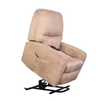 Fauteuil inclinable de cinéma en cuir, couleur personnalisable, fonctionnel, avec fonction de levage électrique, massage et fauteuil releveur électrique
