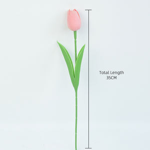 Flores de Tulipán Artificiales de PU Modernas al por Mayor, <span class=keywords><strong>Tulipanes</strong></span> Falsos Realistas al Tacto para Decoración de Bodas, Navidad, Hogar, Hotel, Venta al por Mayor de Fábrica - Product Image 5