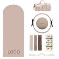 Ensemble de poids réglables pour chevilles et poignets, coloris personnalisables, pour la maison, la gym, le fitness, le yoga, le Pilates, avec Power Ring et tapis de yoga, et logo personnalisé