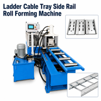 Machine de profilage automatique pour rail latéral de chemin de câbles électrique de 1,2 à 2,0 mm de largeur, réglable pour l'ingénierie électrique