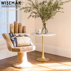 WISEMAX FURNITURE Canapé individuel en bois massif en forme de doigt, design créatif et unique, hôtel, appartement, salon - Product Image 5