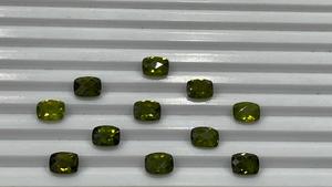 Cojín de Vesuvianitas naturales de calidad Superfina, piedras preciosas Idocrase calibradas, producto a granel hecho a mano - Product Image 3
