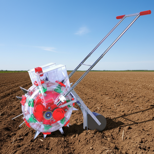 Semoir manuel à pousser pour graines de <span class=keywords><strong>citrouille</strong></span>, maïs et carottes à bas prix - Product Image 1