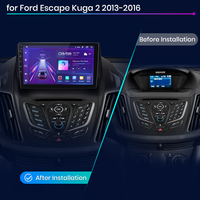 Autoradio Junsun pour Ford Escape Kuga 2 avec CarPlay et Android Auto, Navigation GPS pour Ford Escape Kuga 2 2013-2016