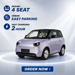 Voiture électrique <span class=keywords><strong>mini</strong></span> EV 2026 avec 4 airbags, ABS+EBD+EPB, batterie LFP, charge rapide en 2 heures, longue autonomie de 220 km, voiture de ville, stationnement facile - Product Image 2