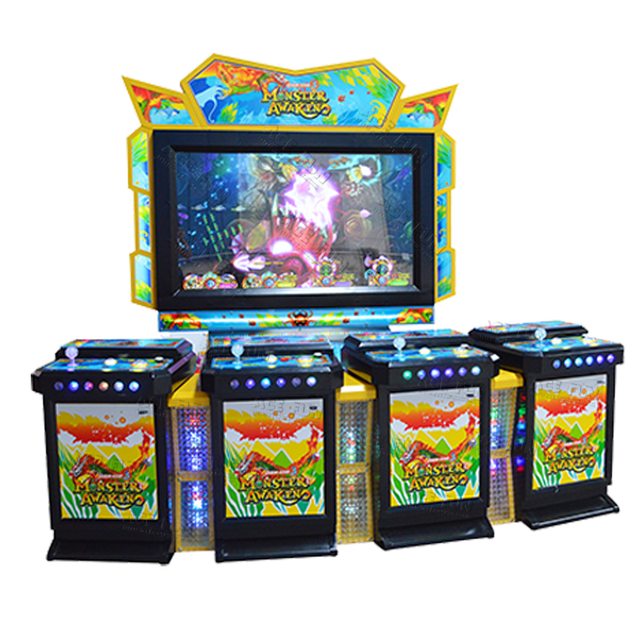 New Fish Table Game Software Machine with Metal Cabinet English Support 26 in 1 Games 30-50% Payout 2 Players