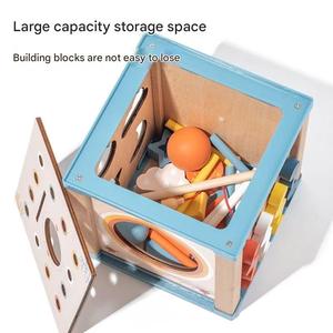 กล่องอัจฉริยะเสริมพัฒนาการเด็กเล็ก ฝึกทักษะการจับคู่รูปทรง ตกปลา เกมฝึกการเคลื่อนไหวสี่สี 9 in 1 - Product Image 4