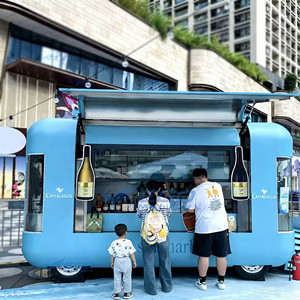 รถขายอาหารไฟฟ้า รถครัวเคลื่อนที่ รถขายฮอทดอก รถขายกาแฟ รถขายไอศกรีม รถขายพิซซ่า รถขายอาหารพร้อมครัวครบชุด - Product Image 3