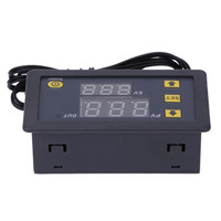 W3230 12V 24V AC110-220V ligne de sonde 20A contrôle numérique de la température Thermostat à affichage LED avec Instrument de contrôle de la chaleur/refroidissement