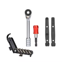 Ensemble d'outils ménagers portables Kit d'outils de réparation de vélo avec clé à cliquet et tournevis OEM ODM Garantie 1 an