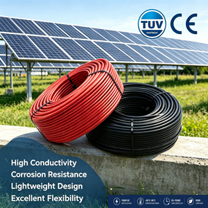 Cable Solar XLPO AL 1x4mm2 <span class=keywords><strong>con</strong></span> Protección UV para Microinversor, Cableado de CC de 1500V, Instalación en Exteriores - Product Image 1